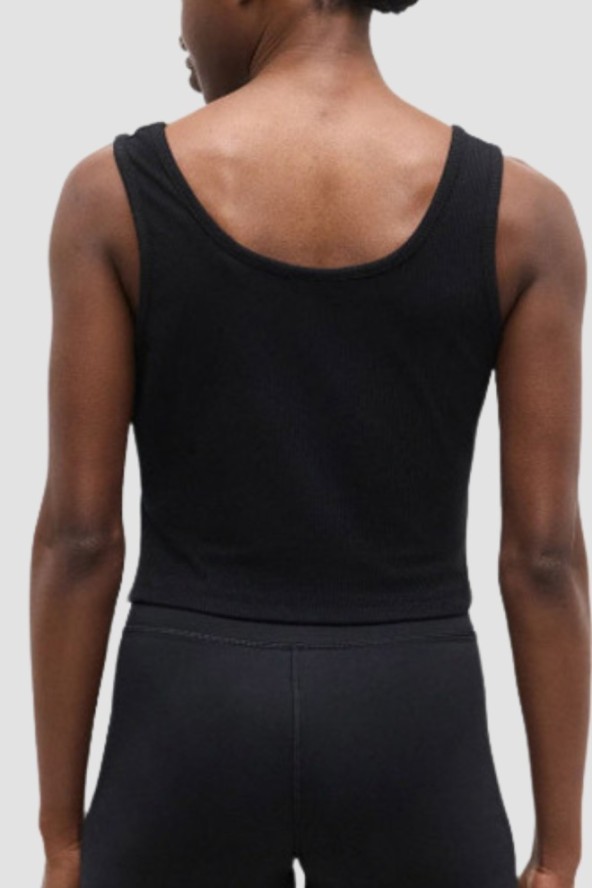 GUESS Czarny damski tank top Circe, Rozmiar S