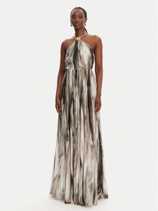 Elisabetta Franchi Sukienka letnia ABR4752E2 E84 Czarny Regular Fit