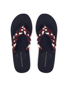 Tommy Hilfiger Japonki Th Wedge Braided Summer Sandal FW0FW09198 Kolorowy