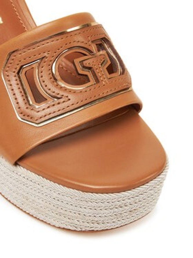 Guess Espadryle FLJFML LEA03 Brązowy
