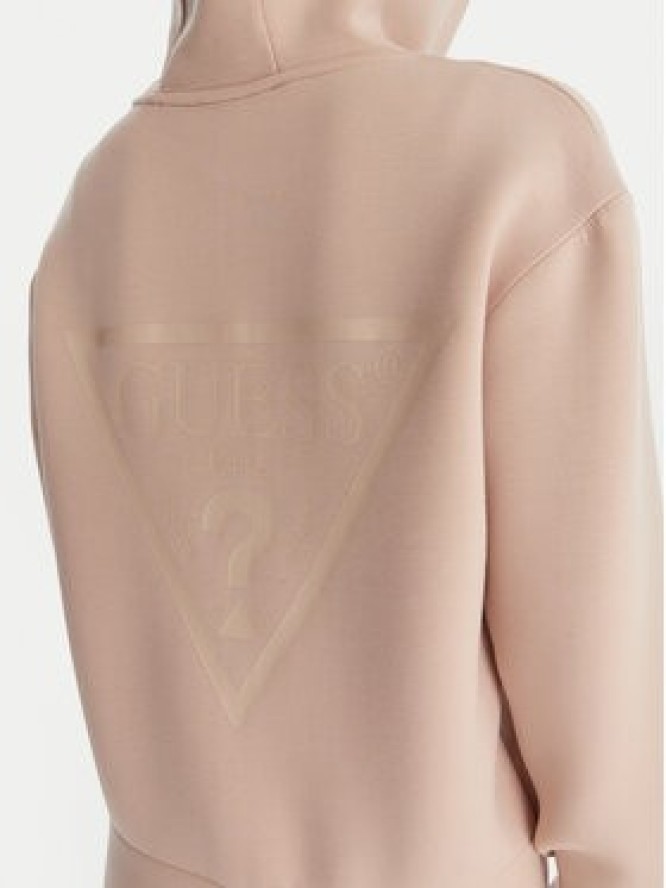 Guess Bluza V3RQ11 K7UW2 Beżowy Regular Fit