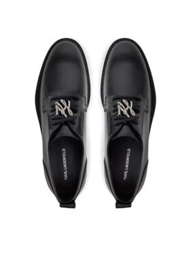 KARL LAGERFELD Loafersy KL41425 Czarny
