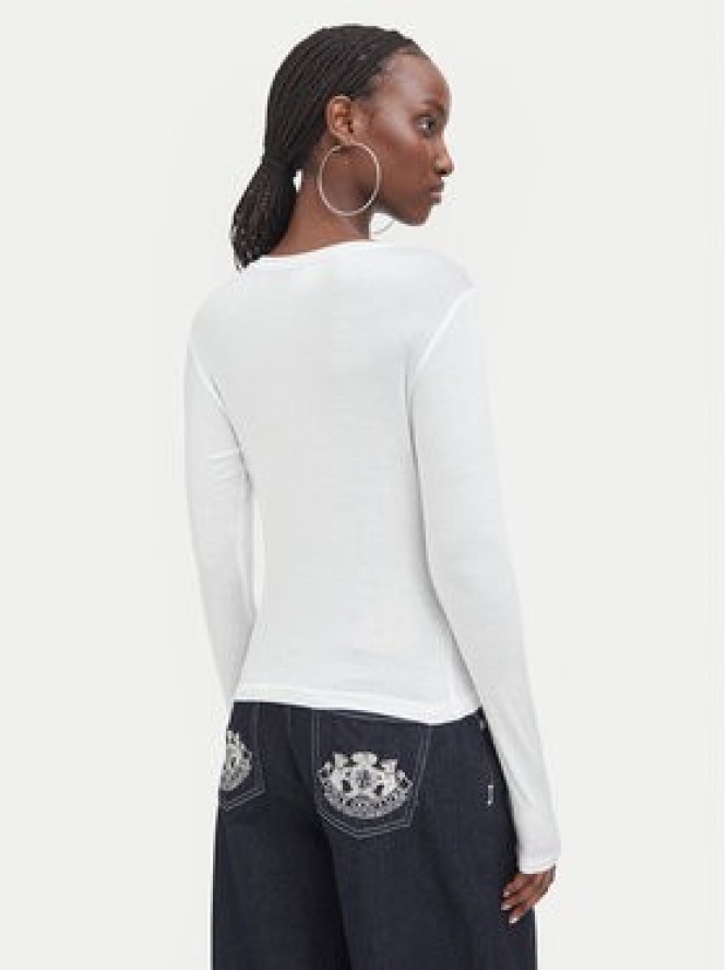 Juicy Couture Bluzka JCWCT226328 Biały Regular Fit