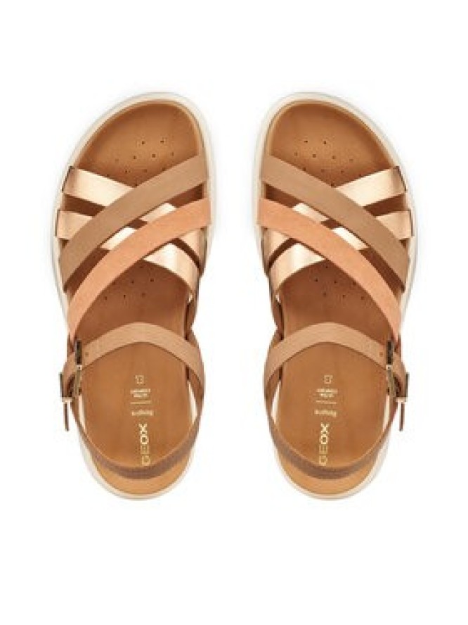 Geox Sandały D Xand 2S D35PAB 043CF C8391 Brązowy