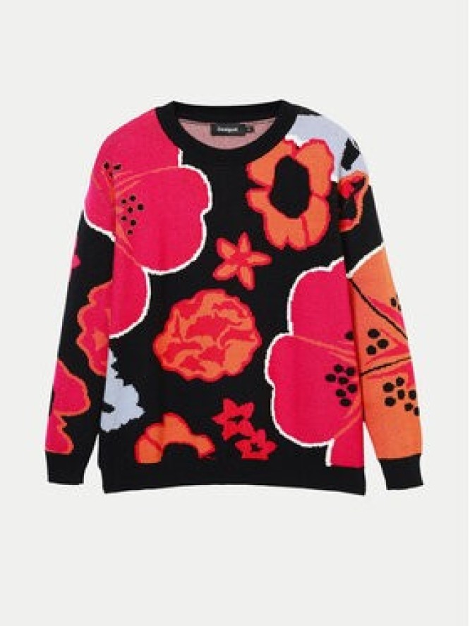 Desigual Sweter Niagara 24WWJF32 Kolorowy Regular Fit