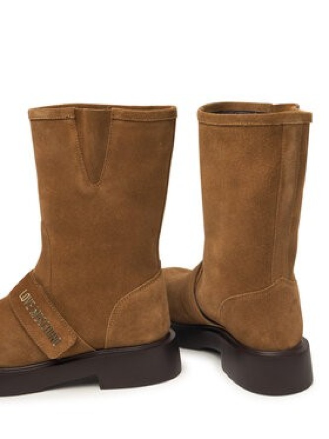 LOVE MOSCHINO Botki JA24064G1PIG0210 Brązowy