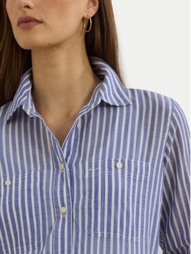 LAUREN RALPH LAUREN Koszula 200970150001 Niebieski Relaxed Fit