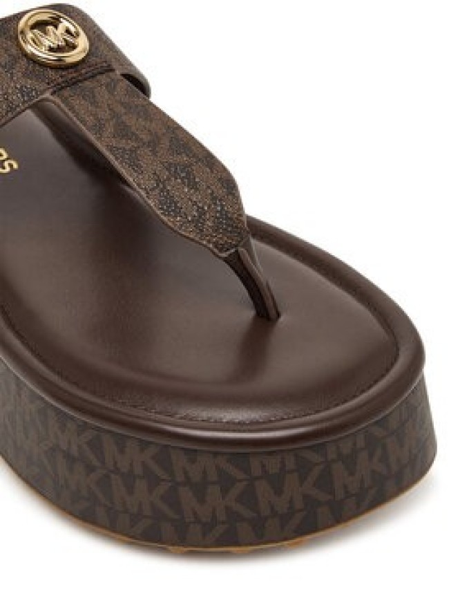 MICHAEL Michael Kors Japonki Koya Flip Flap 40R6KOFA2B Brązowy