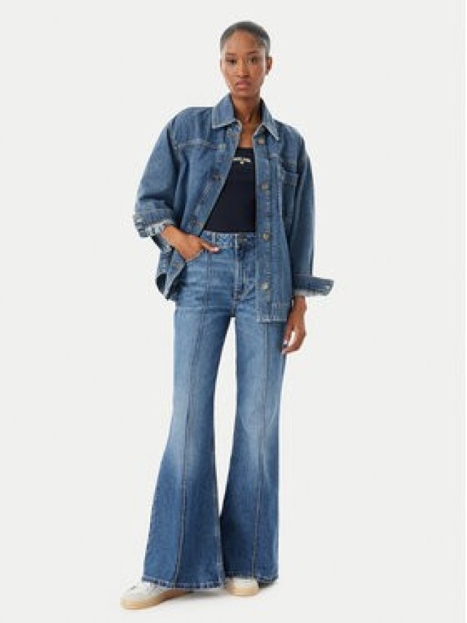 Guess Jeans Jeansy W6RA0R D6334 Niebieski Wide Leg