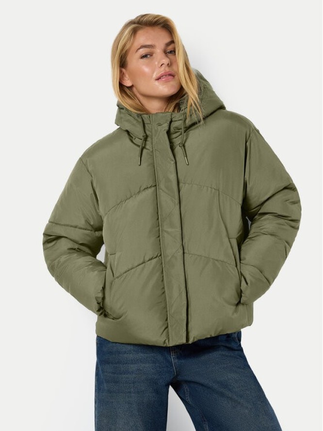 Noisy May Kurtka zimowa Tenna 27030499 Zielony Regular Fit