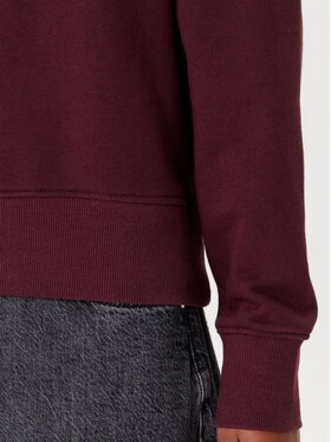 Guess Bluza W2YQ16 KBA11 Bordowy Regular Fit