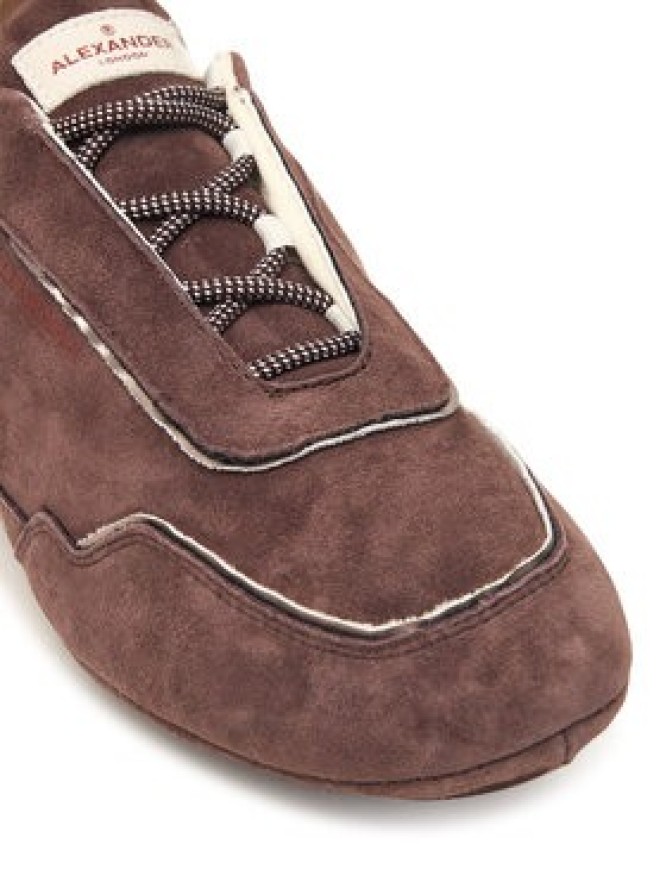 Alexander Smith Sneakersy River Woman Soft Suede ALBERSW-8195 DBN Brązowy ciemny