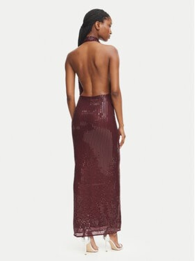 Bardot Sukienka koktajlowa Nola 59814DB2 Bordowy Slim Fit