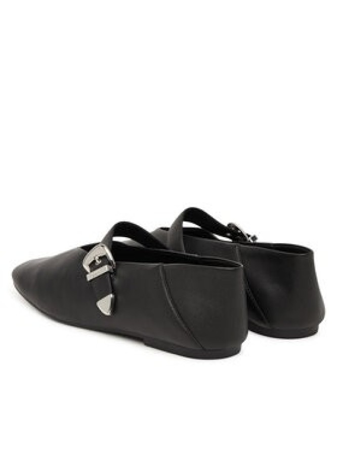 Tommy Jeans Baleriny Tjw Ballerina Nappa Leather EN0EN03043 Czarny