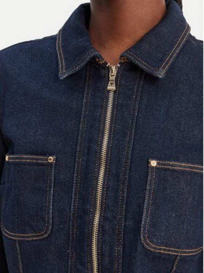 Guess Kurtka jeansowa W6RN76 D6881 Granatowy Regular Fit