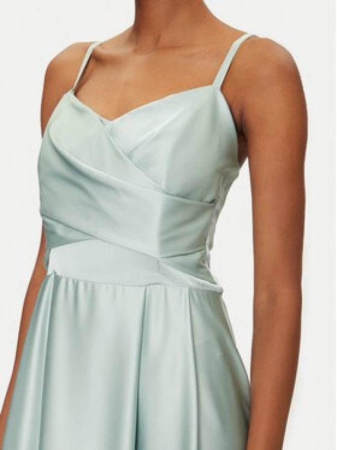 Rinascimento Sukienka wieczorowa CFC0122706003 Zielony Regular Fit