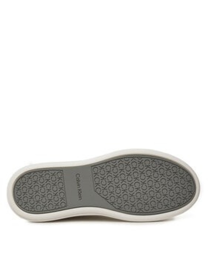 Calvin Klein Sneakersy Cupsole Lace Up Mono HW0HW02445 Biały