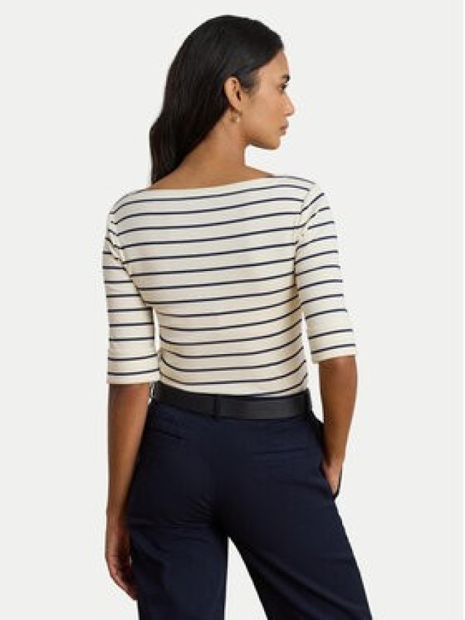 LAUREN RALPH LAUREN Bluzka 200P03723002 Beżowy Slim Fit