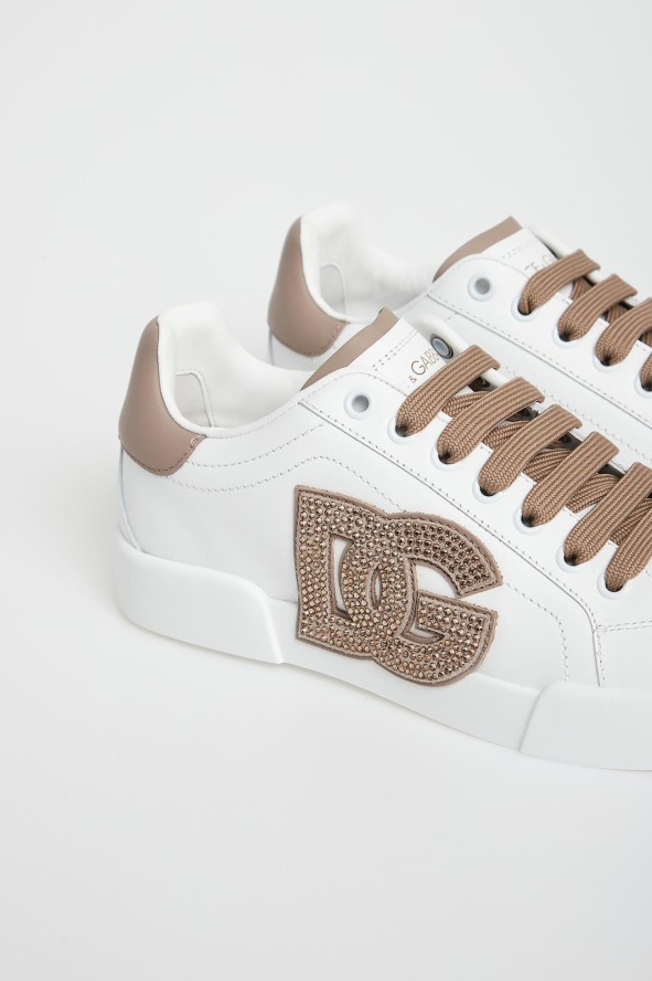 Sneakersy damskie skórzane Portofino DOLCE & GABBANA