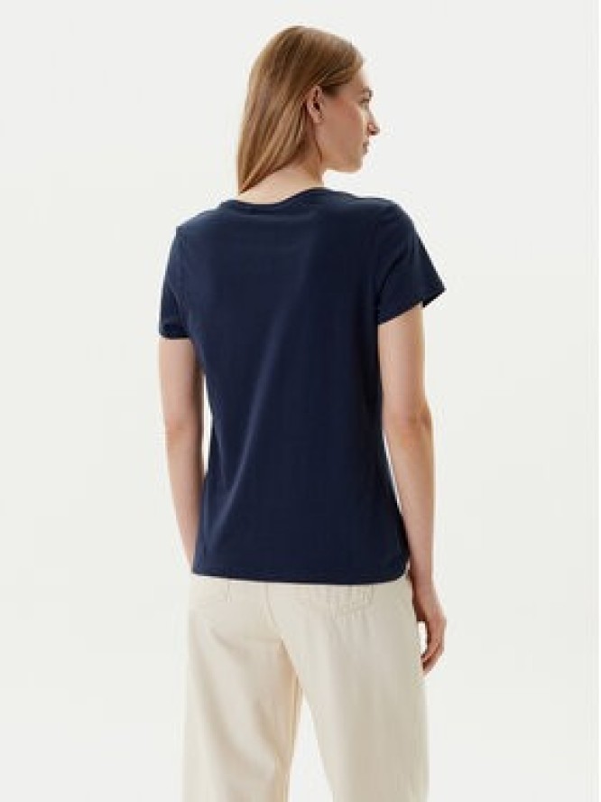 Mustang T-Shirt Alma 1016155 Granatowy Regular Fit