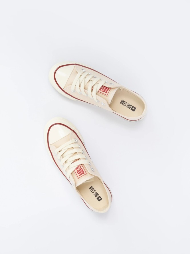 Trampki damskie niskie beżowe NN274272 801