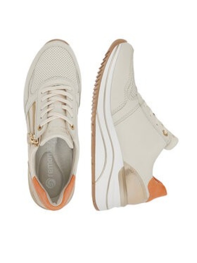 Remonte Sneakersy D0T10-80 Écru