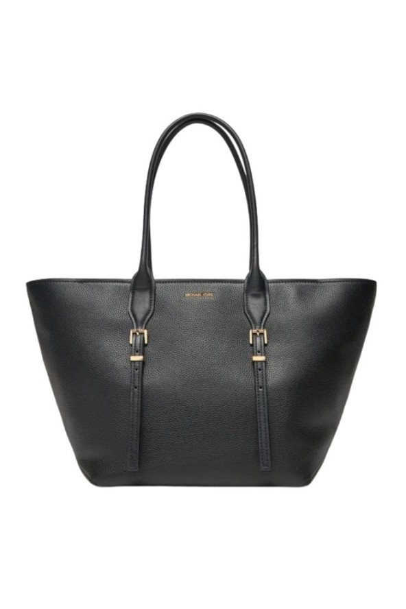 MICHAEL KORS Czarna shopperka skórzana