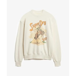 Luźny sweatshirt z motywem dla kobiet Superdry Souvenir