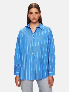 LTB Koszula "Lozomo" w kolorze niebieskim rozmiar: L