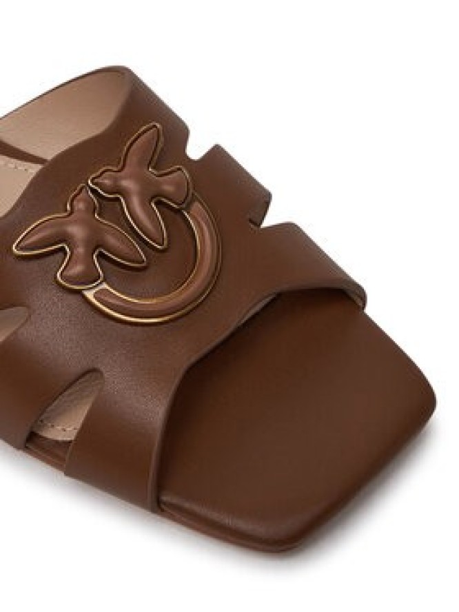 PINKO Klapki Marli 09 SD0313P003 Brązowy