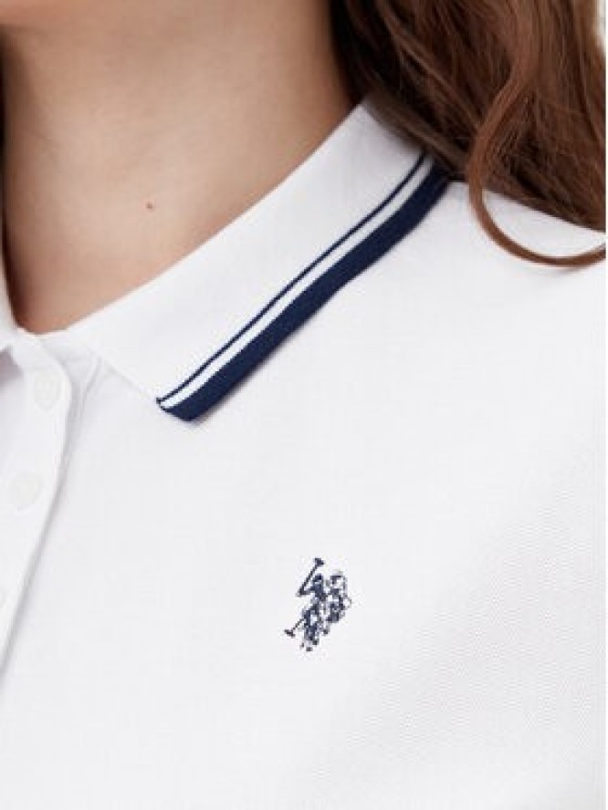 U.S. Polo Assn. Polo WUP0812 Biały Regular Fit