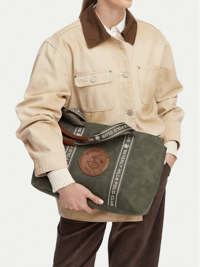 Beverly Hills Polo Club Torebka CWBEO-BHPC-L-007-10 Khaki