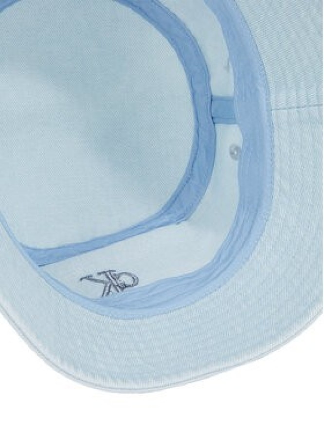 Calvin Klein Kapelusz Embro Monogram Denim Bucket Hat LV04K5021G Błękitny