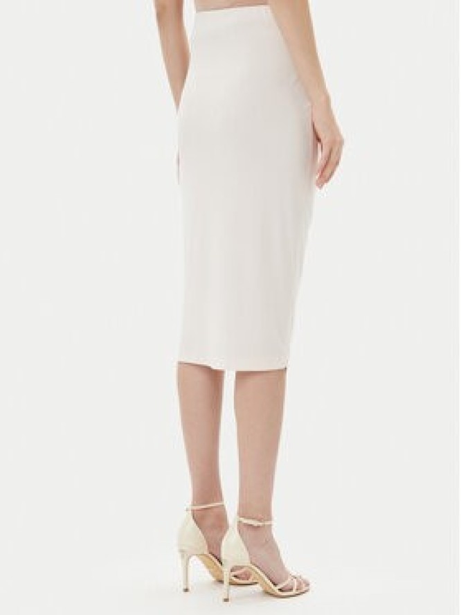 Rinascimento Spódnica midi CFC0123489003 Beżowy Regular Fit