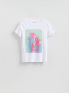 T-shirt z nadrukiem - biały