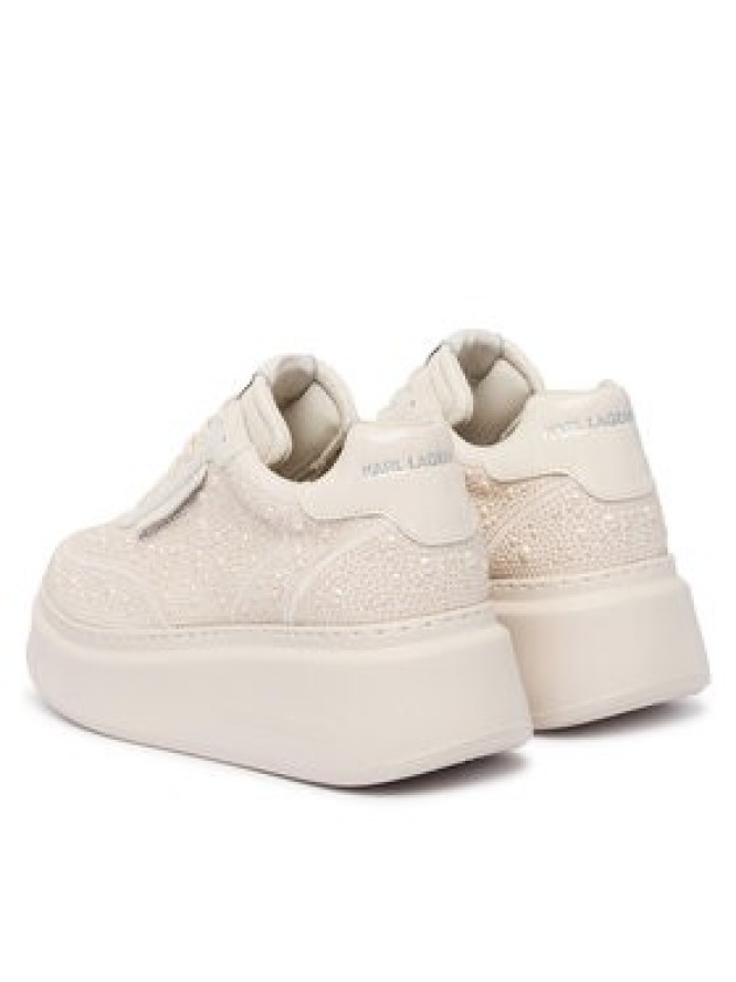 KARL LAGERFELD Sneakersy Anakapri KL63523 Kremowy