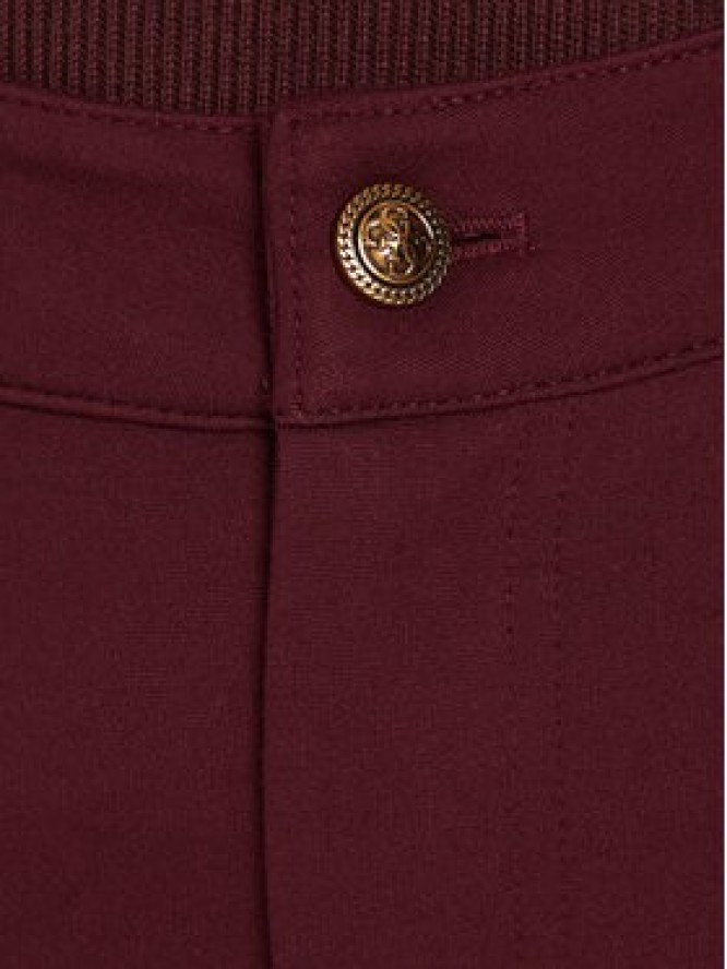 Guess Spodnie materiałowe W5BB16 KCMU2 Czerwony Flare Fit