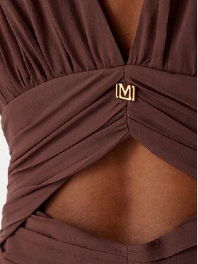 Marciano Guess Sukienka wieczorowa G6GK14 W2374 Brązowy Regular Fit