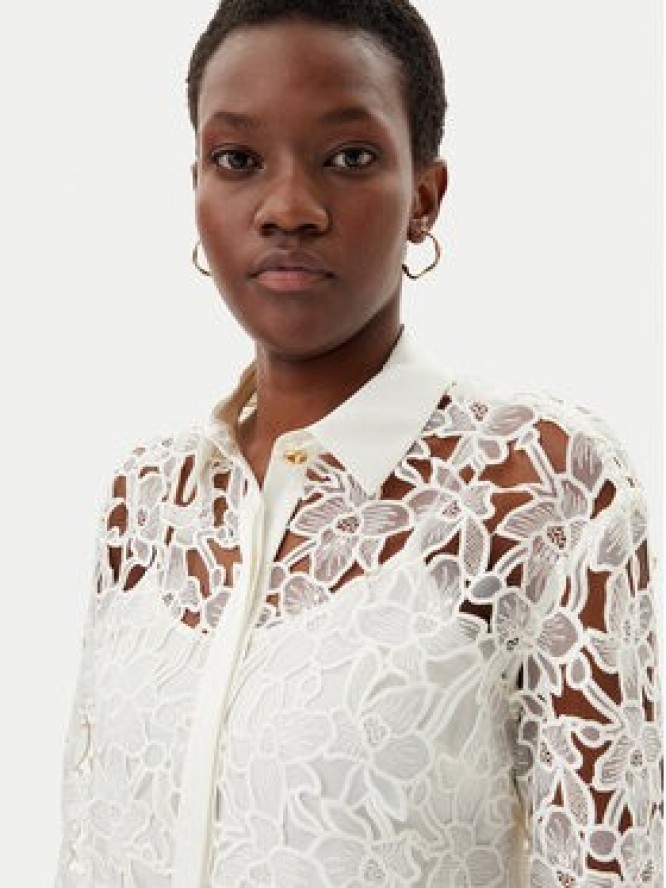 Marciano Guess Koszula 5GGH35 7318A Écru Regular Fit