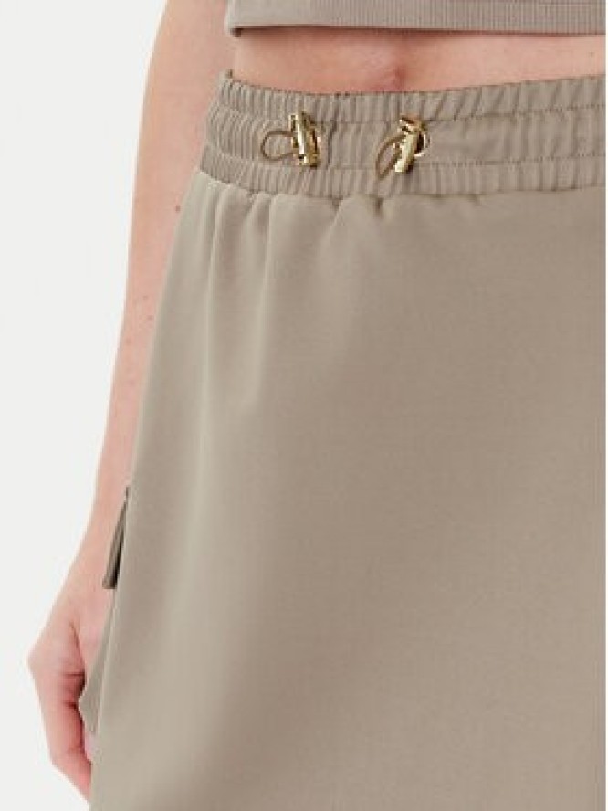 Guess Spódnica mini V5YD04 KCX42 Zielony Regular Fit