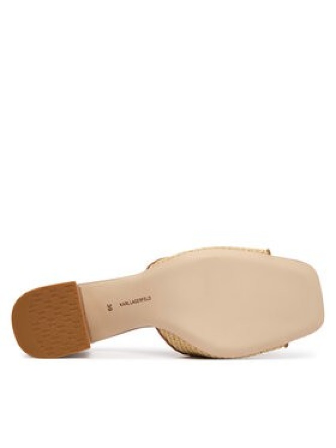 KARL LAGERFELD Klapki Plaza II KL32400A Brązowy