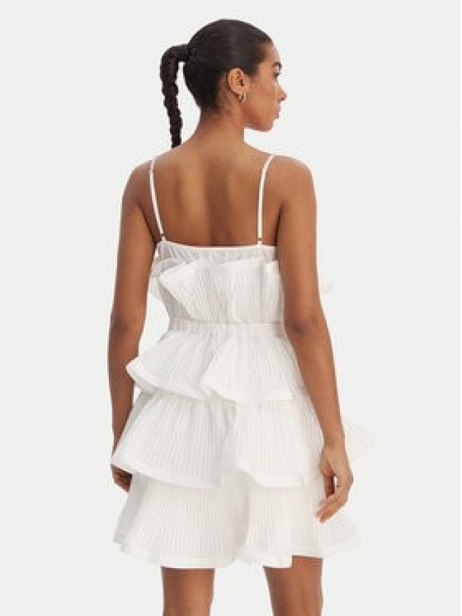 Fracomina Sukienka koktajlowa FQ26SD1007W83101 Biały Regular Fit