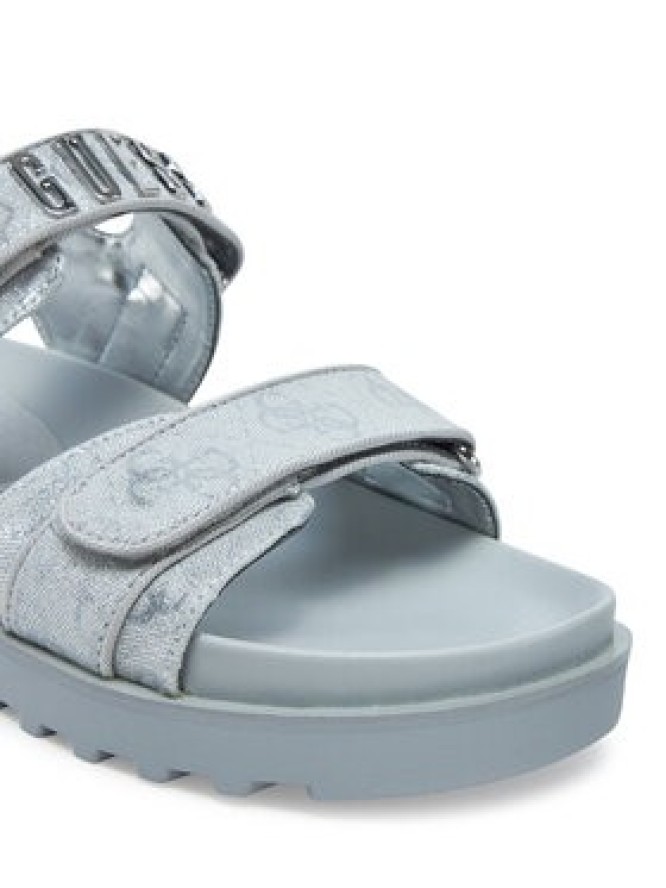 Guess Sandały FLJFDS LEL03 Niebieski