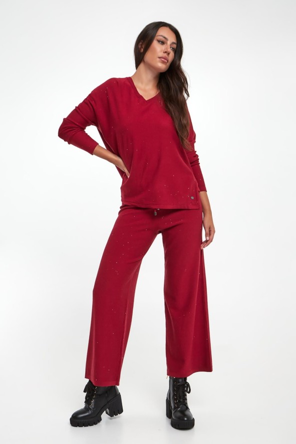 Spodnie damskie z cekinami JOSEPH RIBKOFF