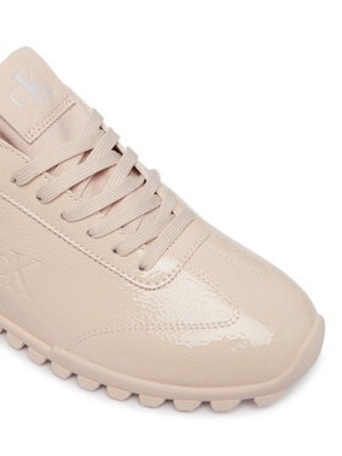 Calvin Klein Sneakersy Low Profile Run Mg Pol Mix Mat HW0HW03284 Beżowy