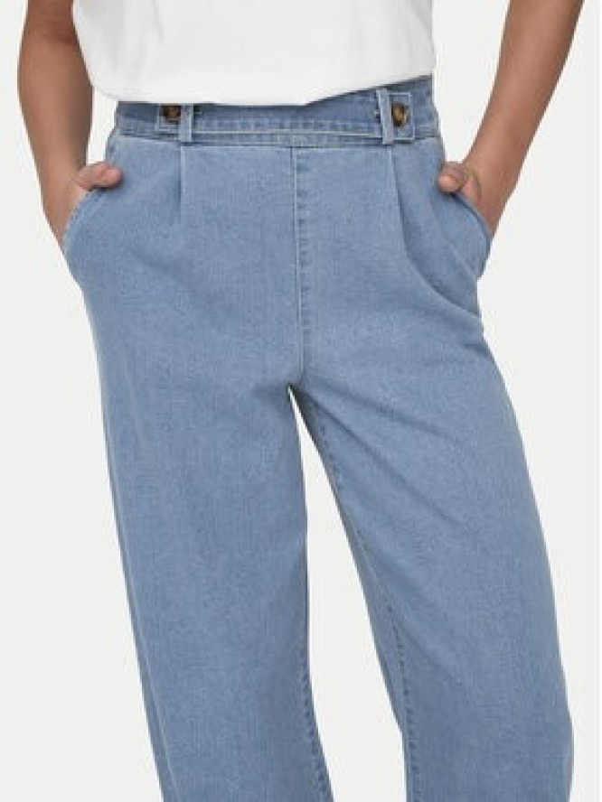 JDY Jeansy Geggo 15320844 Błękitny Wide Leg