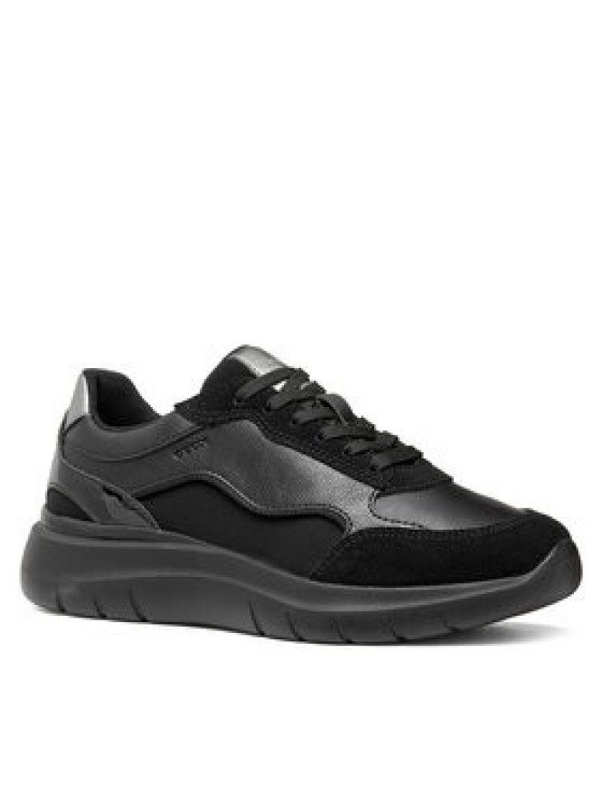 Geox Sneakersy D Plummery D65YNA 5422 C9999 Czarny