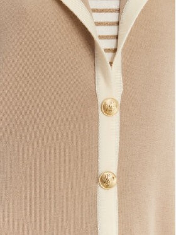 Luisa Spagnoli Kardigan Meridien 100357 Beżowy Regular Fit