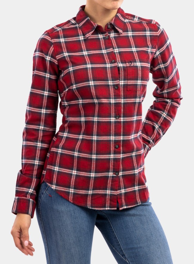 Koszula flanelowa damska Fjallraven Ovik Flannel Shirt