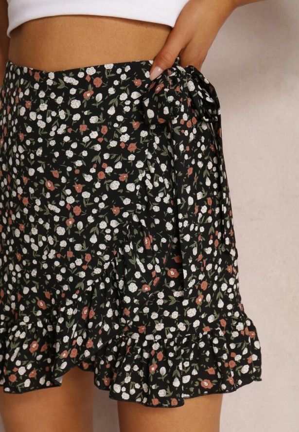 Czarno-Beżowe Spódnico-Spodenki Chloraris